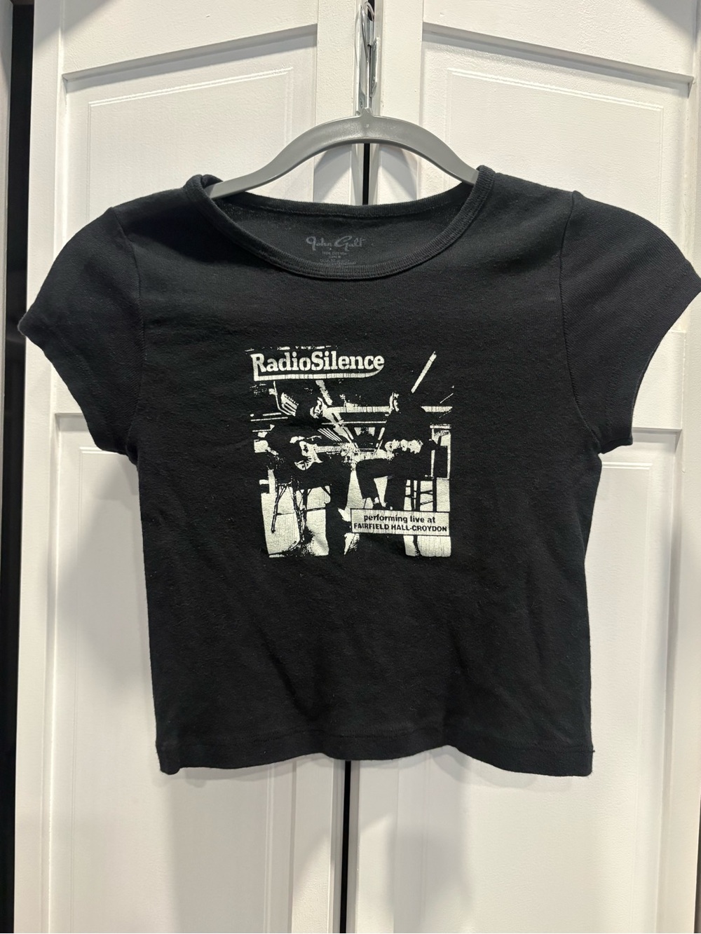 John Galt Black RadioSilence Graphic Tee